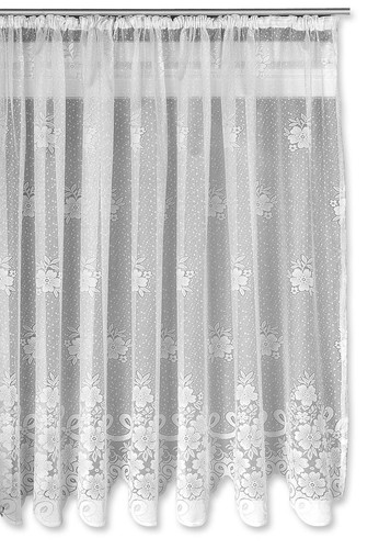 Voile dekoschal jacquard - voile,