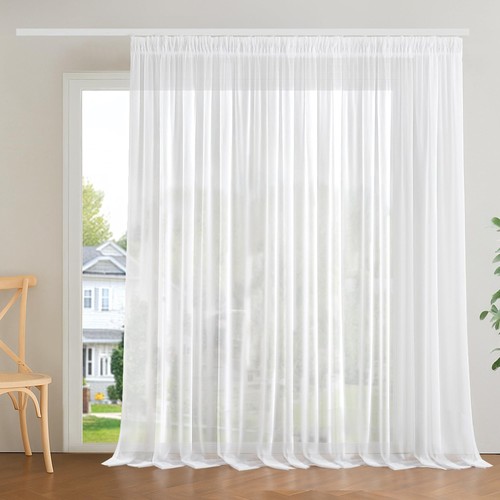 Voile gardinen transparent - gardinen,