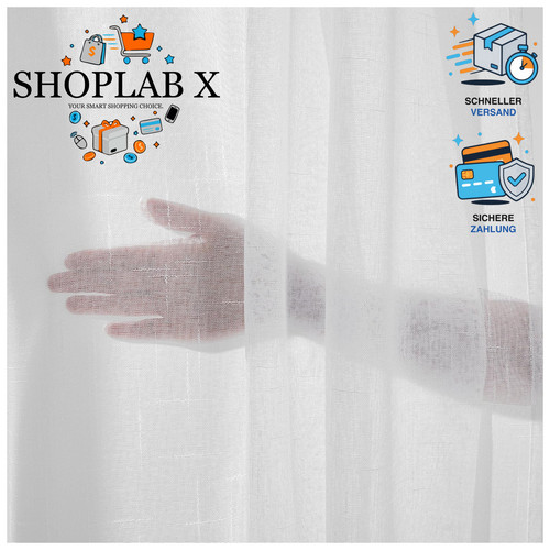 Voile vorhang transparent - voile,