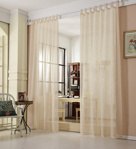 Gardine transparent leinen - gardine,