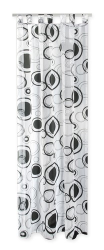 Vorhang transparent black - vorhang, &