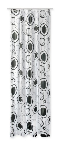 Vorhang transparent black - vorhang,