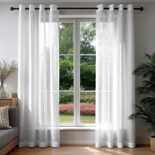 Deconovo voile vorhang mit - vorhang,
