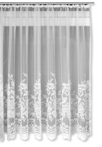 Voile dekoschal jacquard - voile,