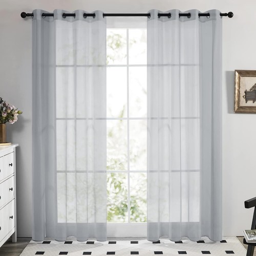 Voile gardinen transparent - voile-gardinen,